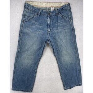 Levi's Men's Size 36x30 877 Med Wash Denim Straight Leg High Rise Jeans y2k